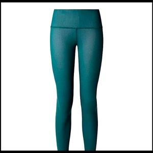 Green Lululemon Wunder Under Leggings- Size 2